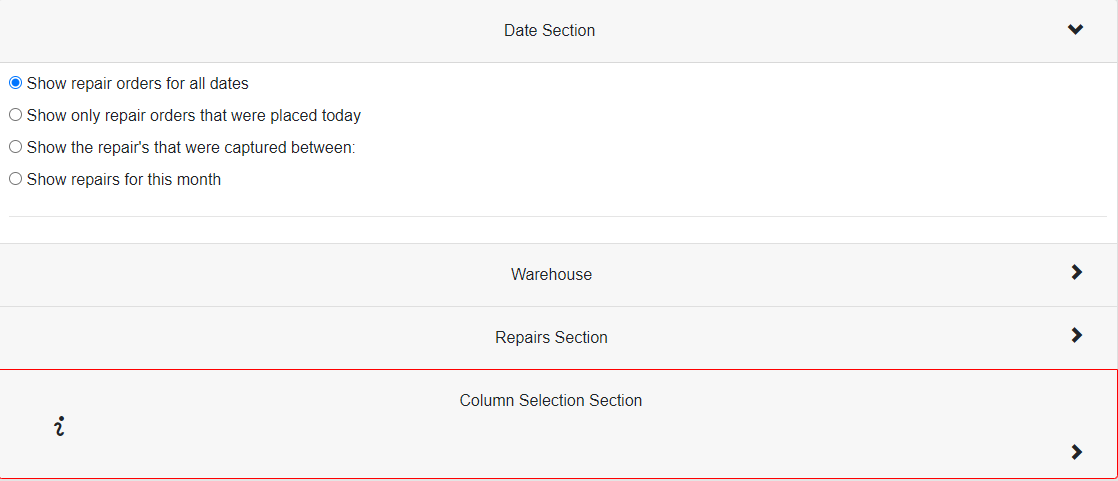 Setup a Repair Filter 3